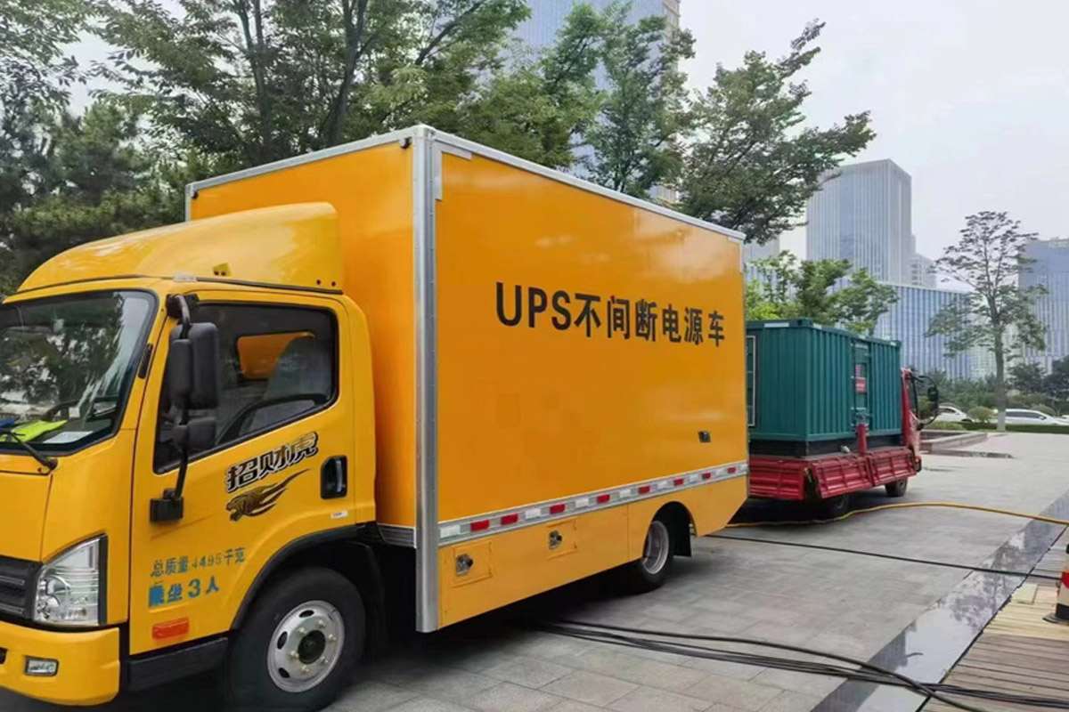 蒙城发电机租赁施工现场